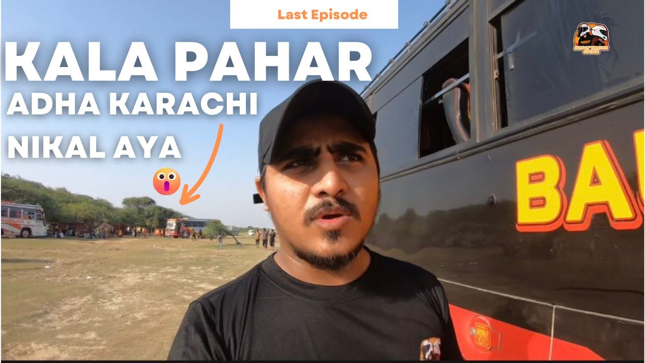 Kala Pahar Picnic Point | Adha Karachi Nikal Aya😨 | Motorcycle Travel Vlog Last Ep