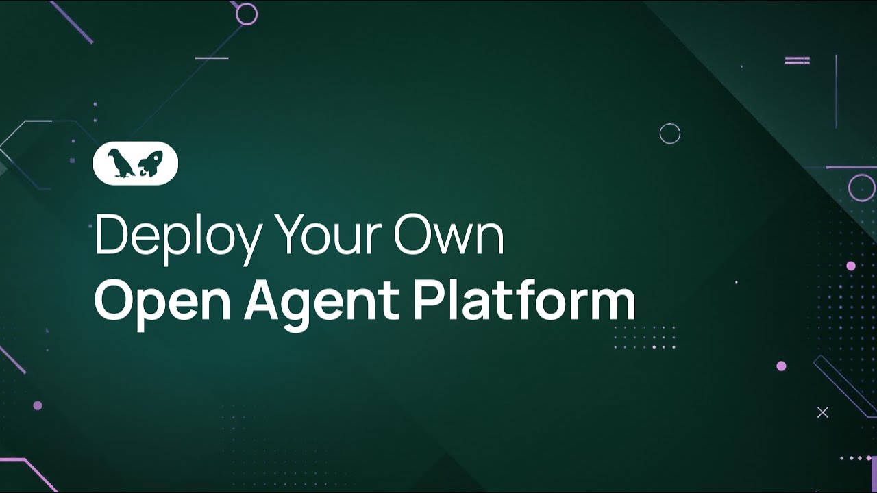 Разверните собственную платформу Open Agent
