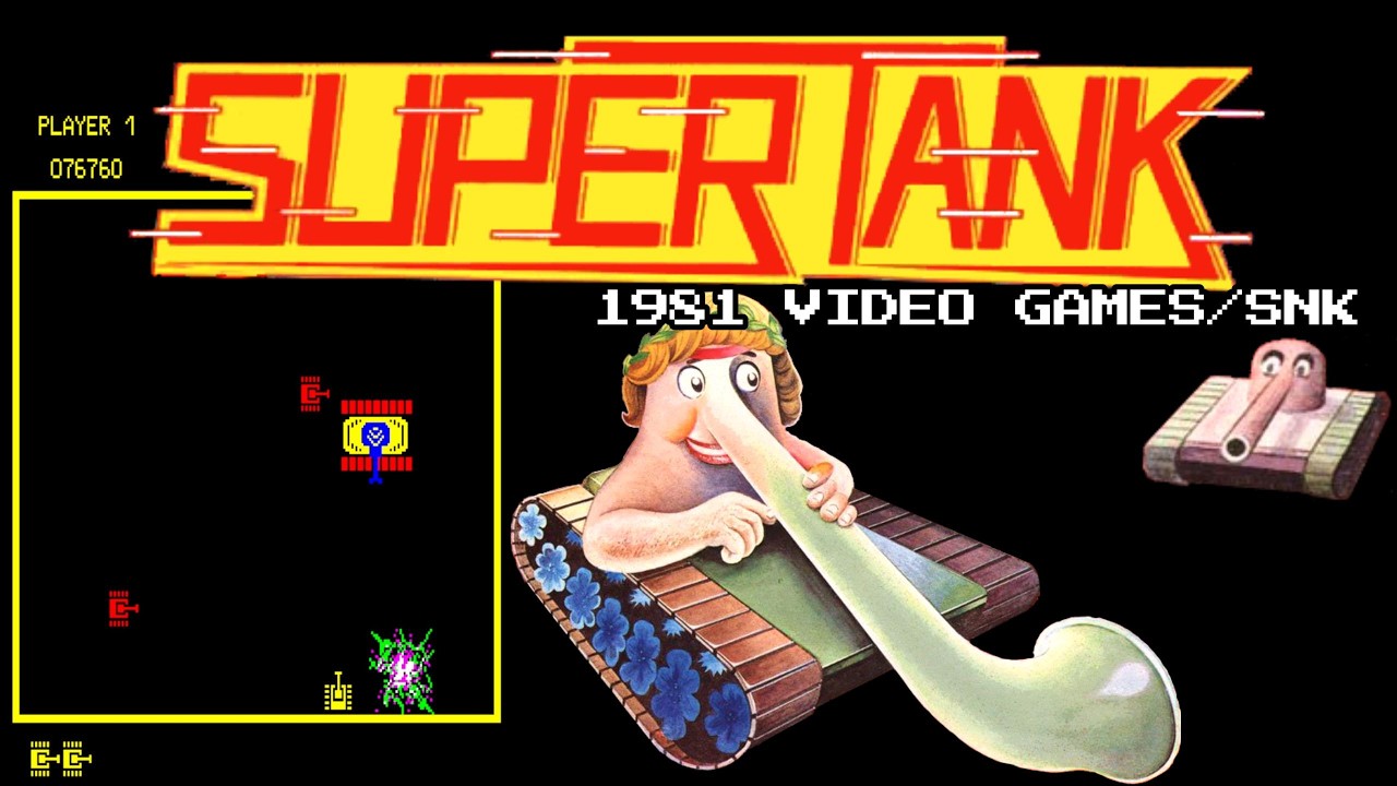 Super Tank  1981 VIDEO GAMES / SNK 【Arcade】