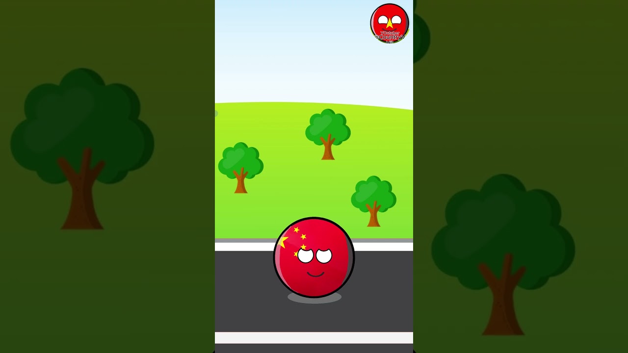 China 1910 and 2024  #countryballs #history #china #funny