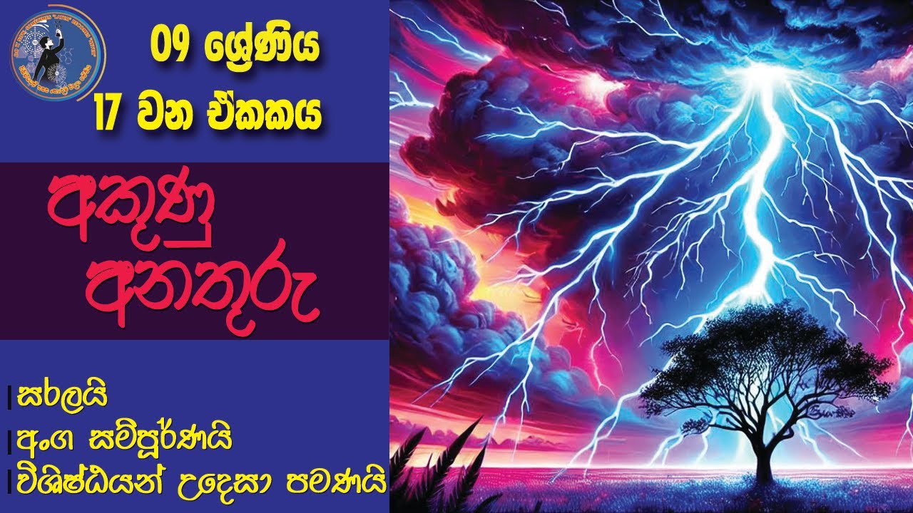 09 ශ්‍රේණිය 17 වන ඒකකය අකුණු අණතුරු 🔵 Lightning Accidents: Understanding the Dangers & Staying Safe