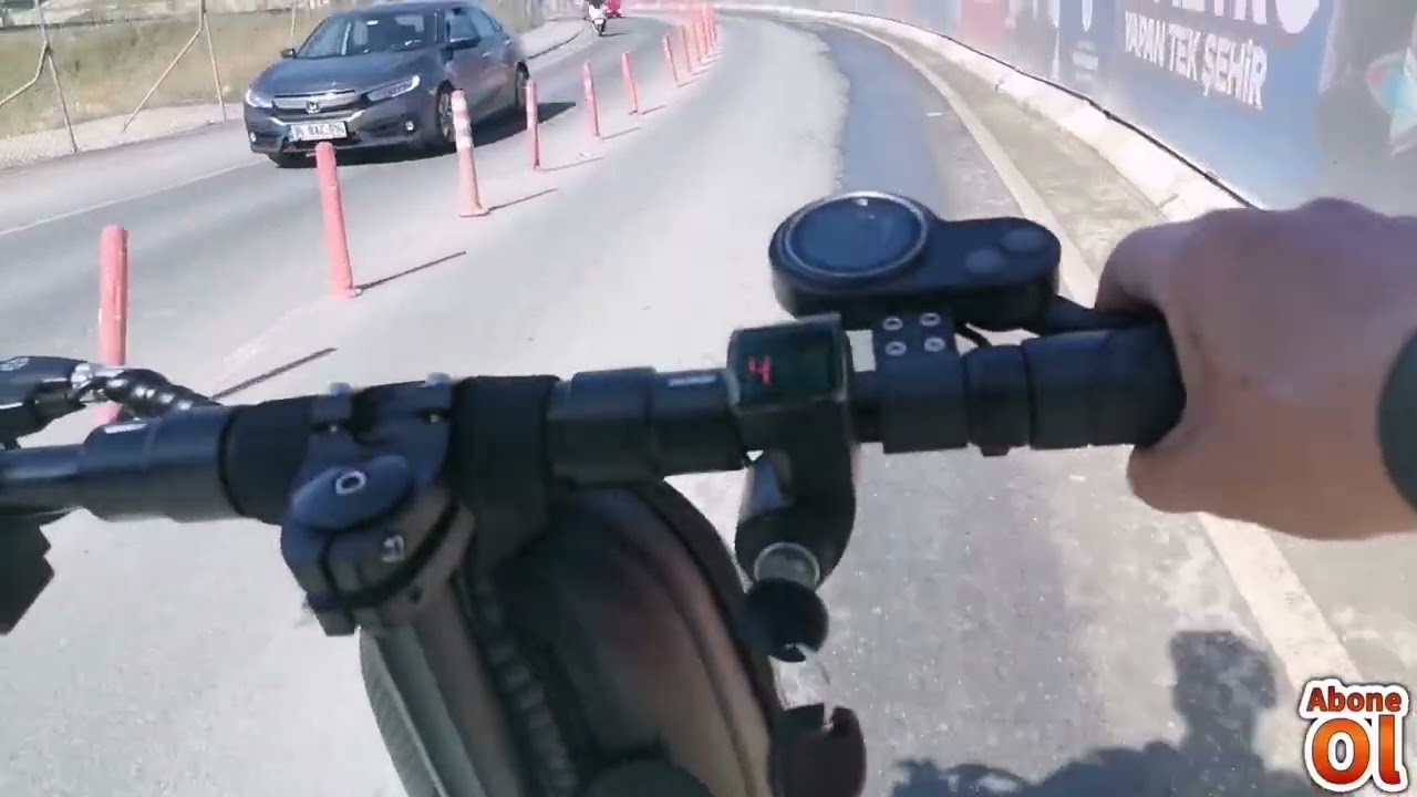 Onvo 11 YOKUŞ elektrikli scooter 3 kademede seyir ( yokuş performansı) 2022 #onvo #yokuş