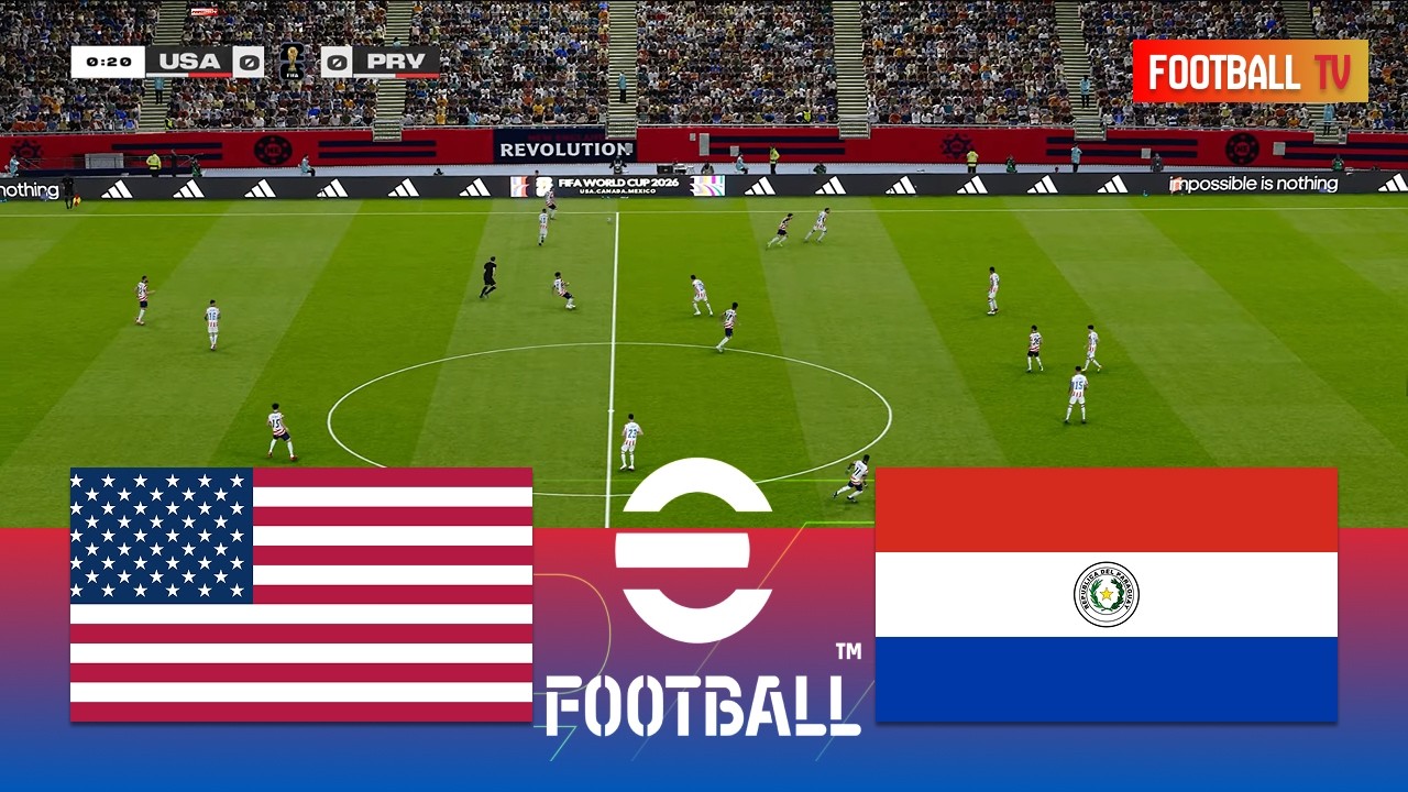 США &mdash; Парагвай | Чемпионат мира по футболу FIFA 2026 | Полный матч, все голы