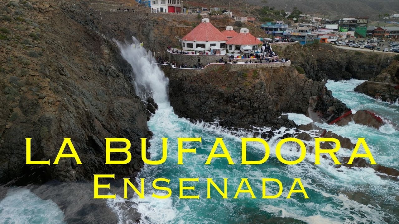 La Bufadora, Ensenada. Aerial Video.