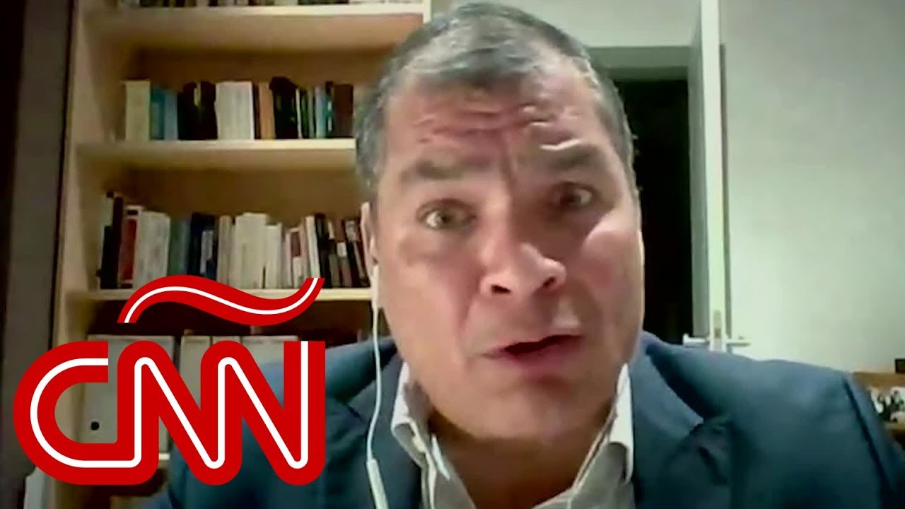 Rafael Correa dice que Lenín Moreno rompió la democracia y pide anticipar elecciones