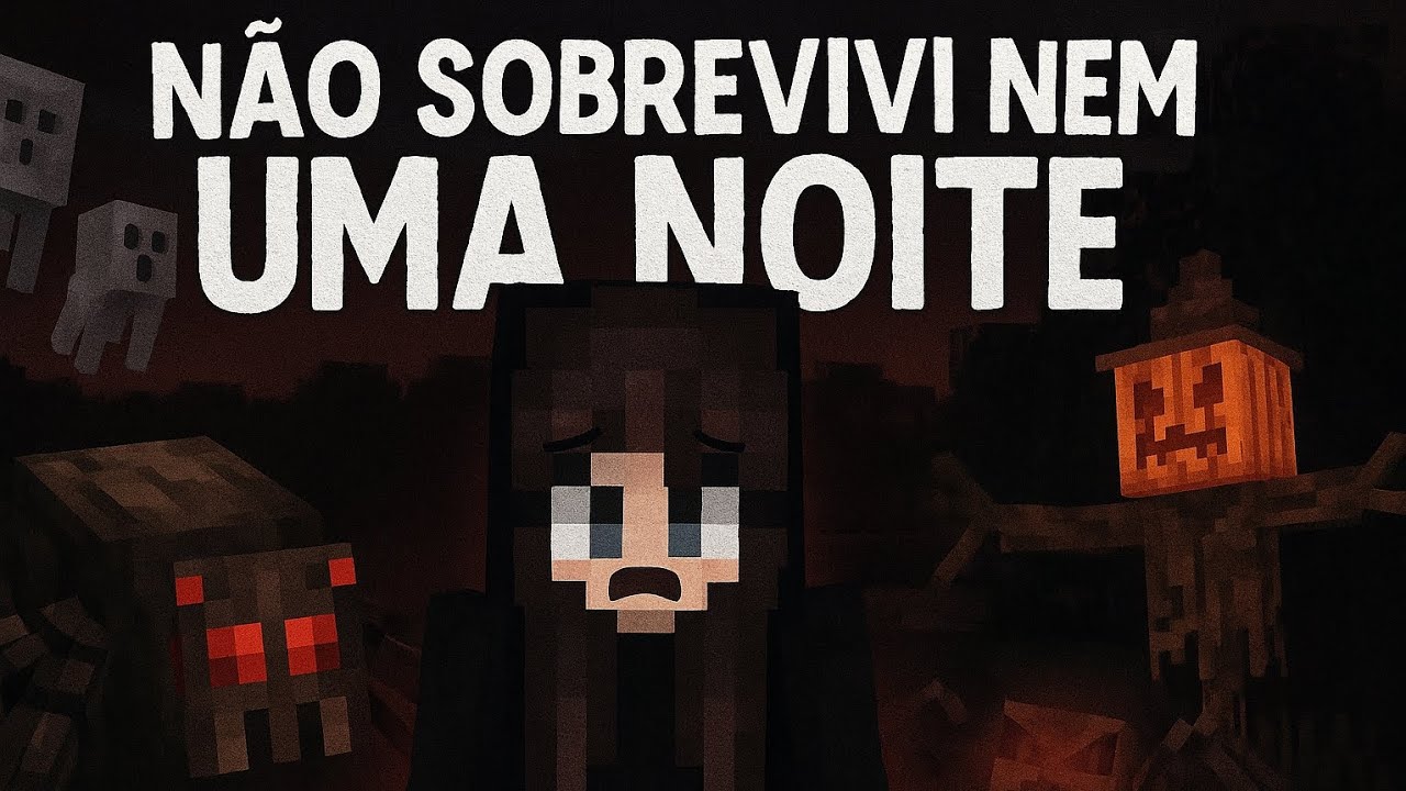 Minecraft de Terror!! Sobrevivi!? #minecraft