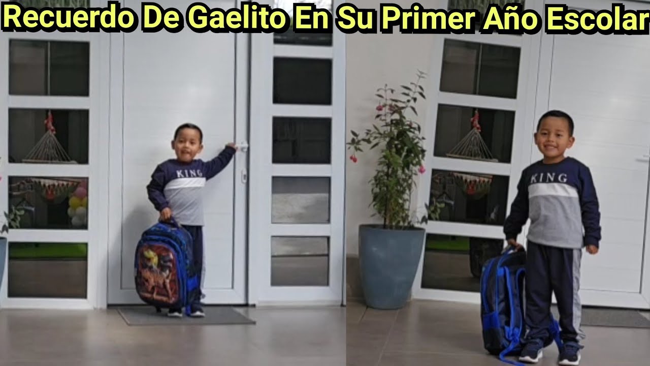 🚨😱Así Se Va Gaelito Al Colegio, Todos Los Días🙂