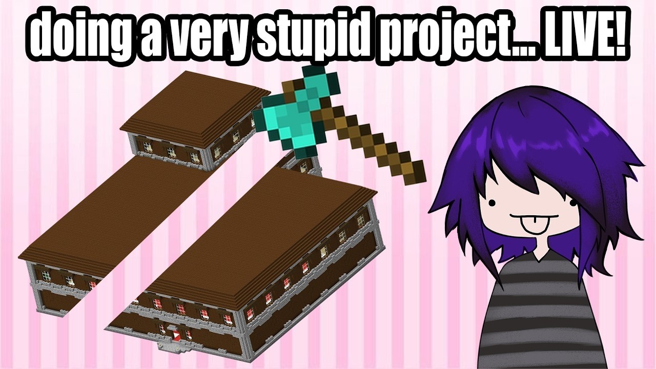 Cutting a woodland mansion in half :3 Chill Minecraft stream to hang out to! ◕⩊◕ ᯓ★