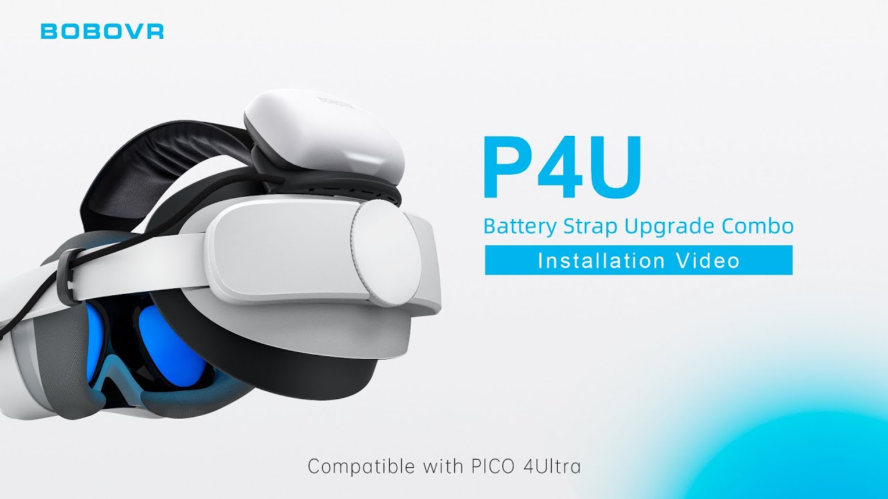 BOBOVR P4U Battery Strap - Compatible with PICO 4 Ultra & Ultra Enterprise