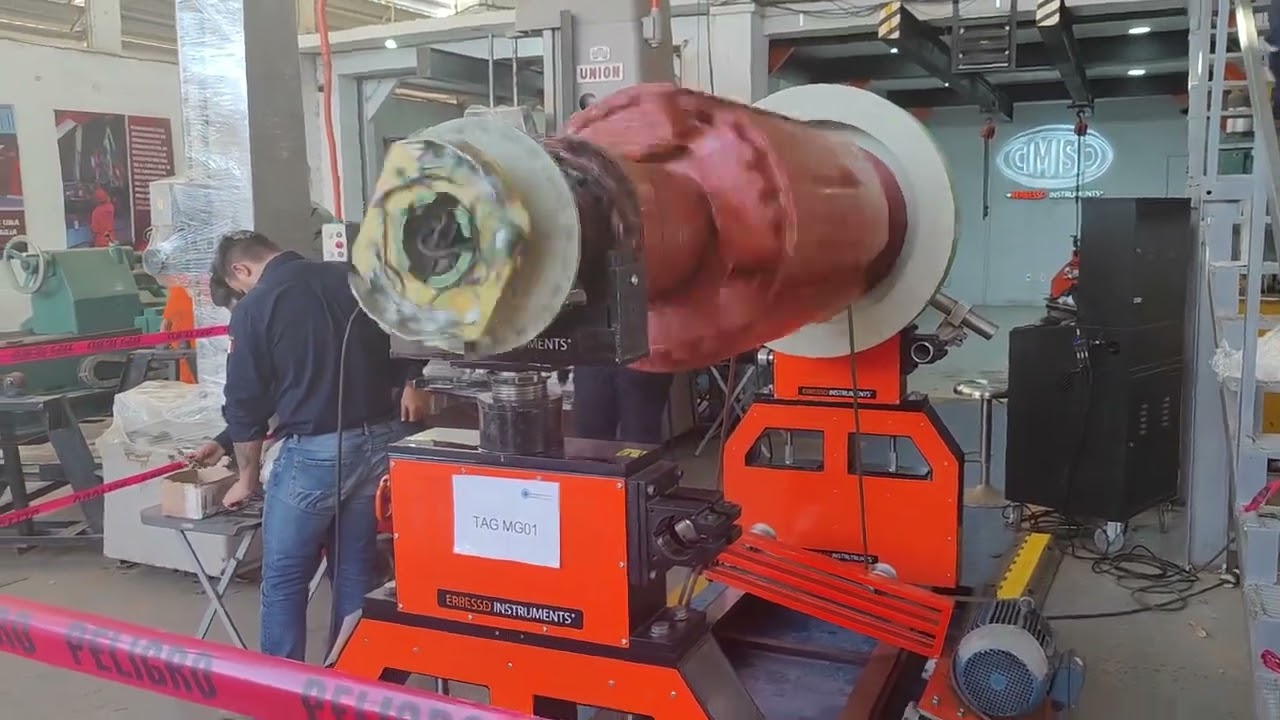 BALANCEO DINÁMICO A ROTOR DE GENERADOR ELÉCTRICO CIMISIC-ETM