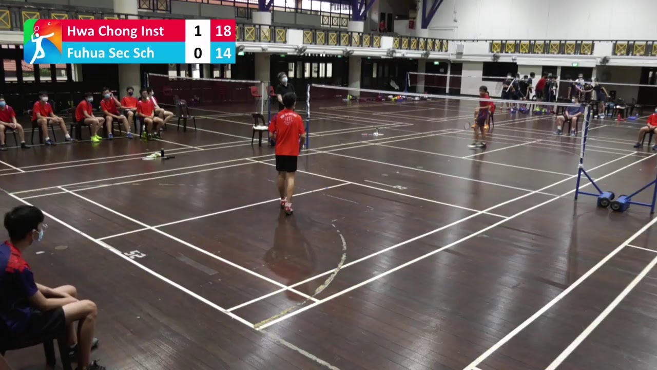 Fuhua Secondary School vs Hwa Chong Institution | Badminton West B Div Boys | NSG 2021