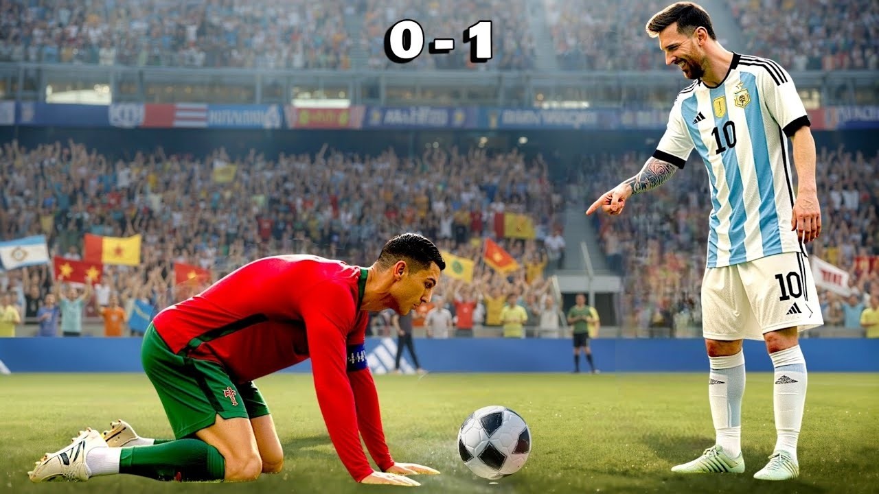 Messi Has The Skills… But Ronaldo Has The Discipline🥅🏟️⚽