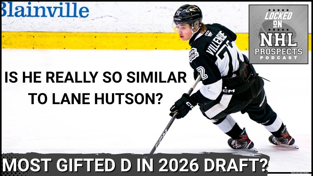 XAVIER VILLENEUVE SCOUTING REPORT | Will the Next Lane Hutson Fall on Draft Day too?