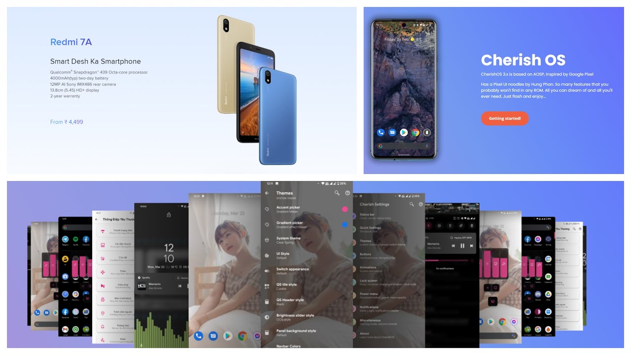 OFFICIAL Cherish OS for Redmi 7A | Custom ROM | Review, Performance  all ok but...