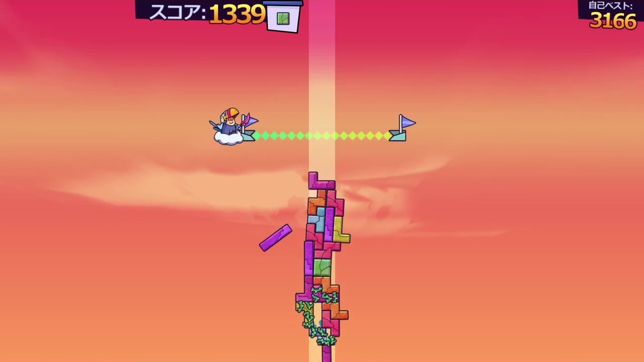 Tricky Towers 3,577 Points Endless Race Challenge