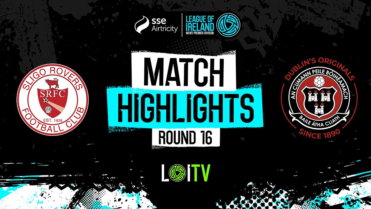 SSE Airtricity Men's Premier Division Round 16 | Sligo Rovers 0-3 Bohemians | Highlights