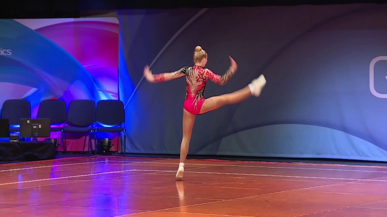 Amber Jennings - BRONZE - G1 FIG Women - Aerobic British Champs 2019