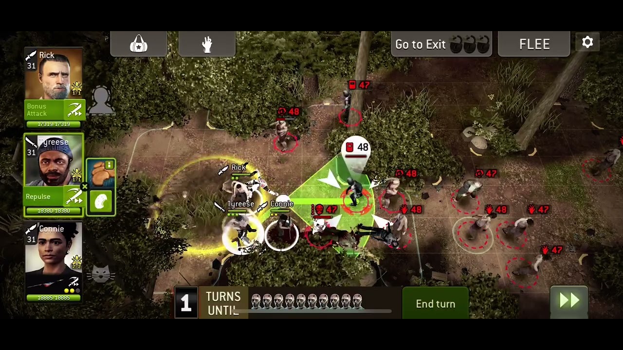 TWD NML: Missionaries Rd. 90 Challenge, Scout Rick, Connie, Tyreese