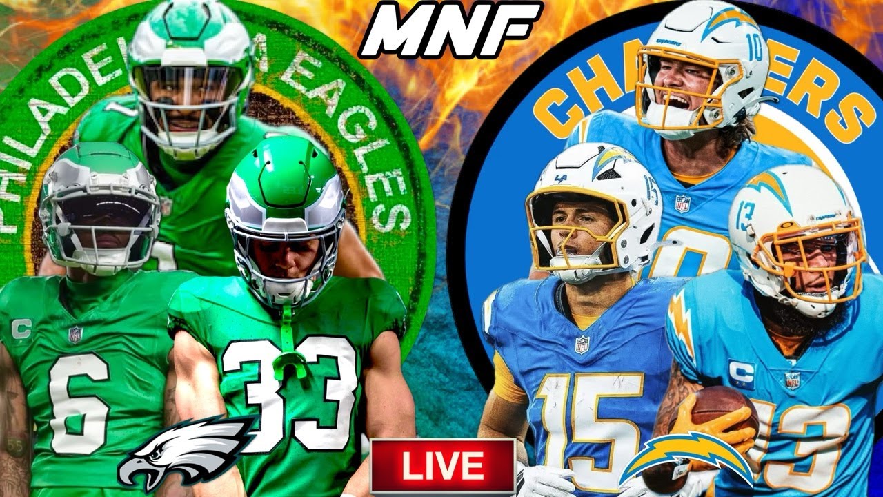 🏈 Eagles vs Chargers, ULTIMATE Live Stream Reactions | MNF Week 14