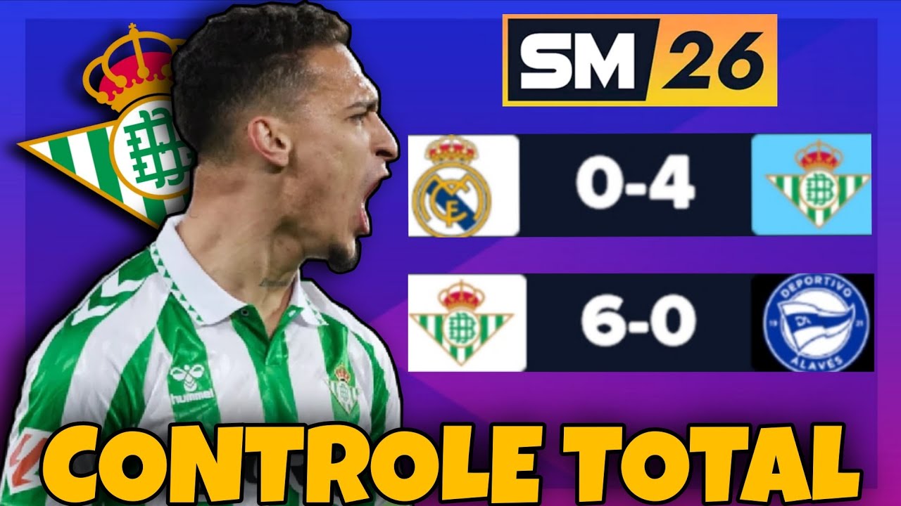 SM26 - TÁTICA CONTROLE TOTAL - VENÇA OS GIGANTES ⚽️✅️