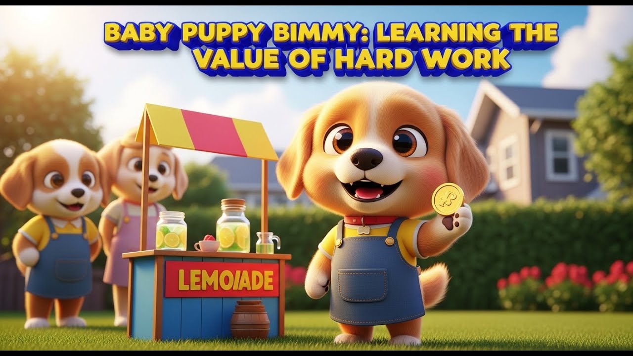 Baby Puppy Bimmy: Learning the Value of Hard Work | My Puppy Life