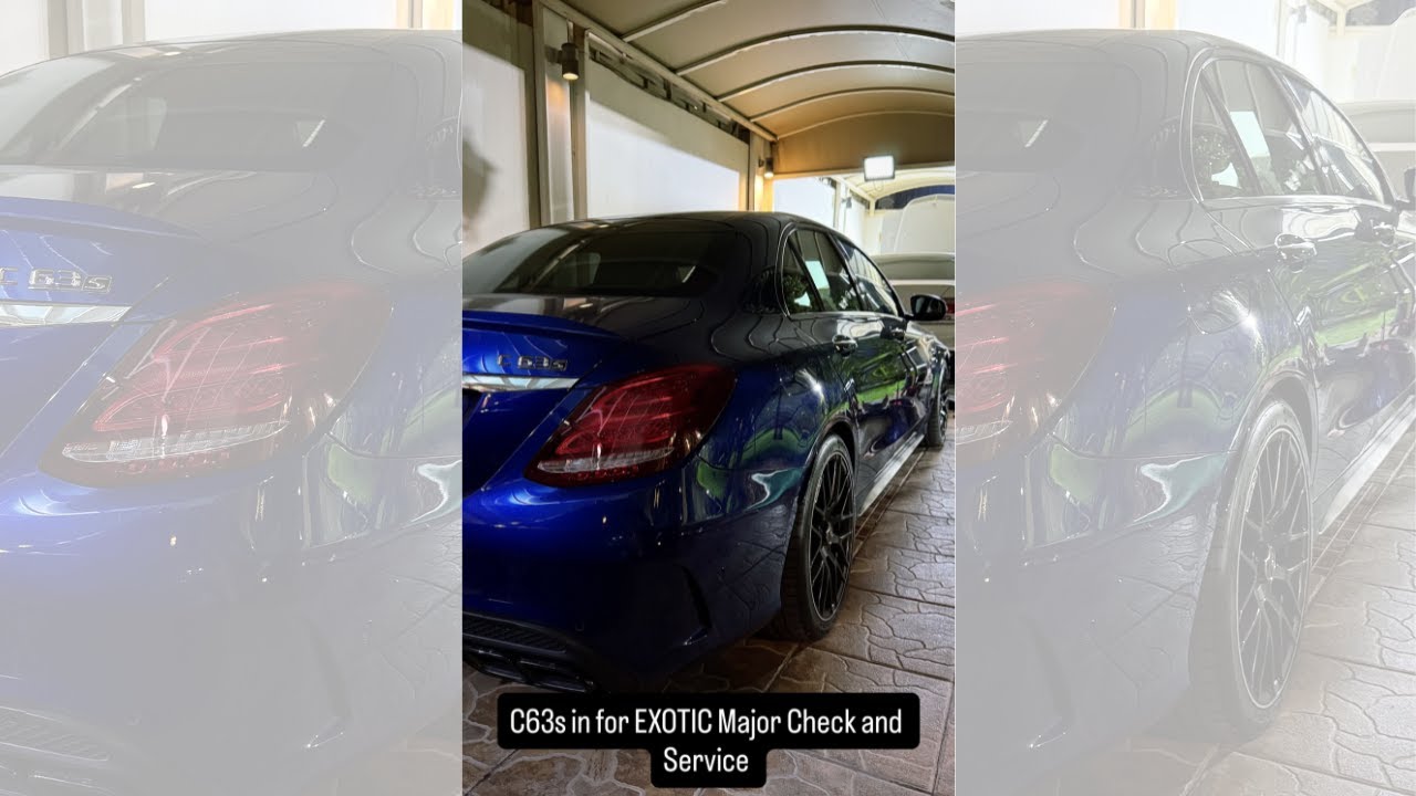 M177 W205 C63s AMG Misfire – Coil & Plug Replacement | تغيير كويلات وبواجي