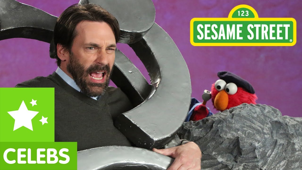 Sesame Street: Jon Hamm and Elmo -- Sculpture