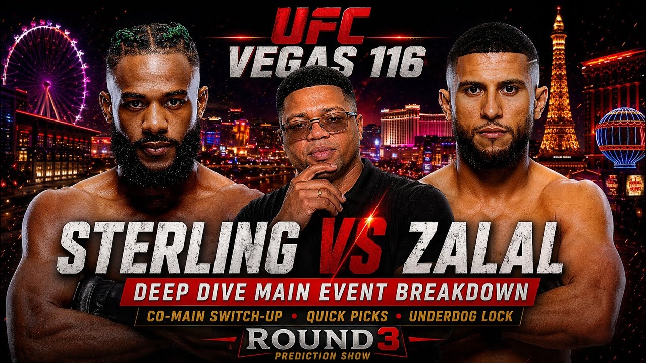 UFC Vegas 116 Predictions | Sterling vs Zalal 🔥 | Round 3 Prediction Show Ep. 9