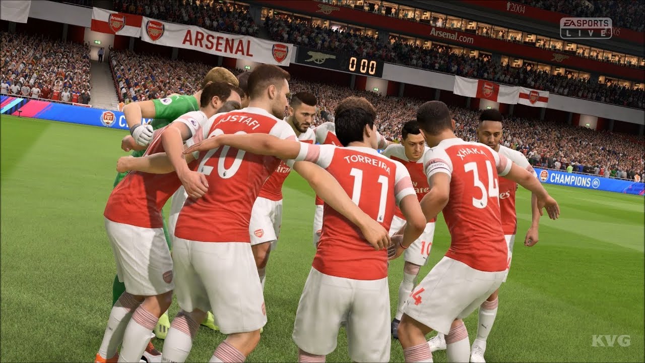FIFA 19 - Arsenal vs Stade Rennais - UEFA Europa League Gameplay (PC HD) [1080p60FPS]