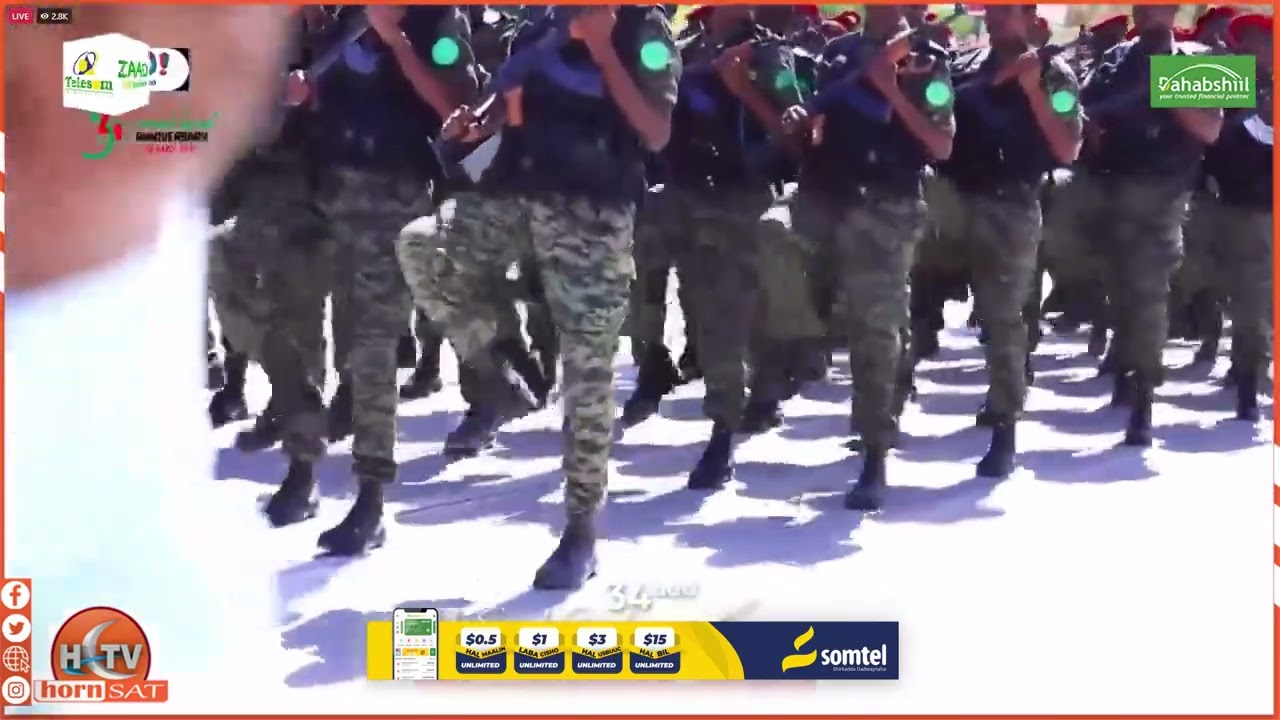 Deg-Deg: Ciidamada Militariga sida gaarka ah u tabobaran ee Jsl oo awoodooda soo bandhigay.