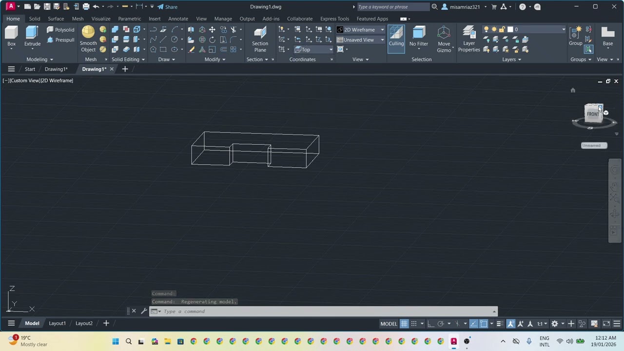 Autocad 3 (3d Part Make)