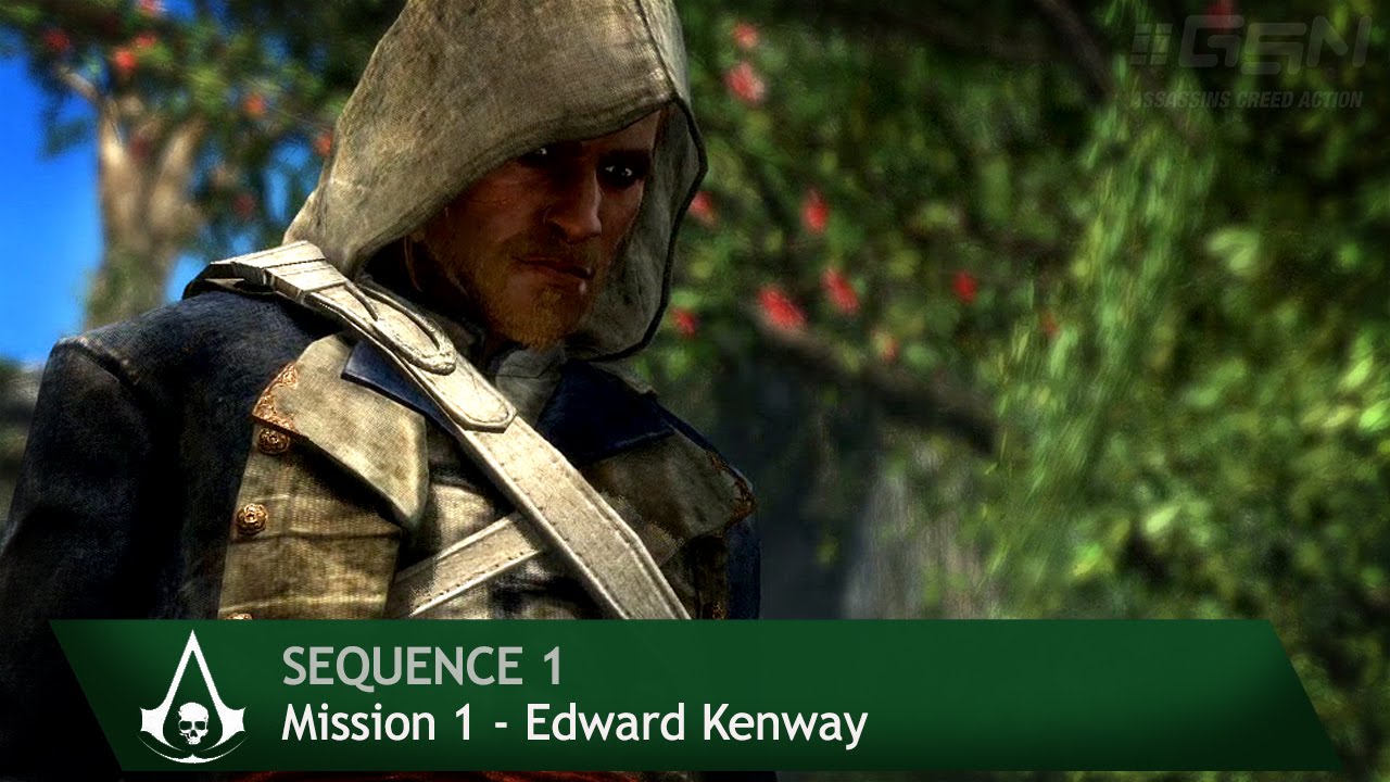 Assassin's Creed 4: Black Flag [100% Sync] Edward Kenway [Intro & Sequence 1]