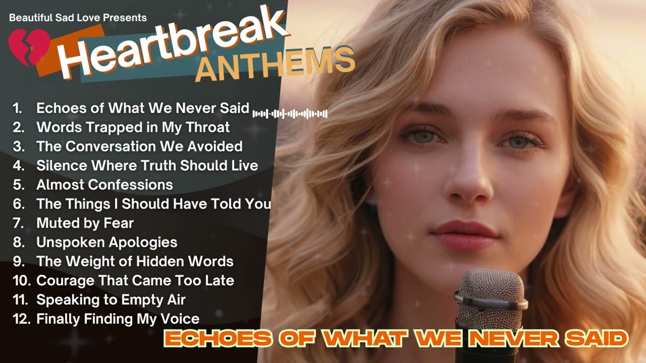Heartbreak Anthems 💔: Melodies of Love and Loss Vol.57 Echoes of What We Never Said