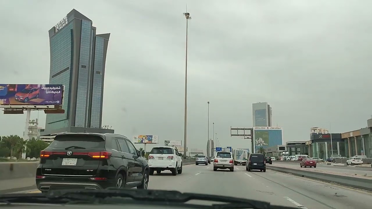 Driving in Dammam Khobar Highway