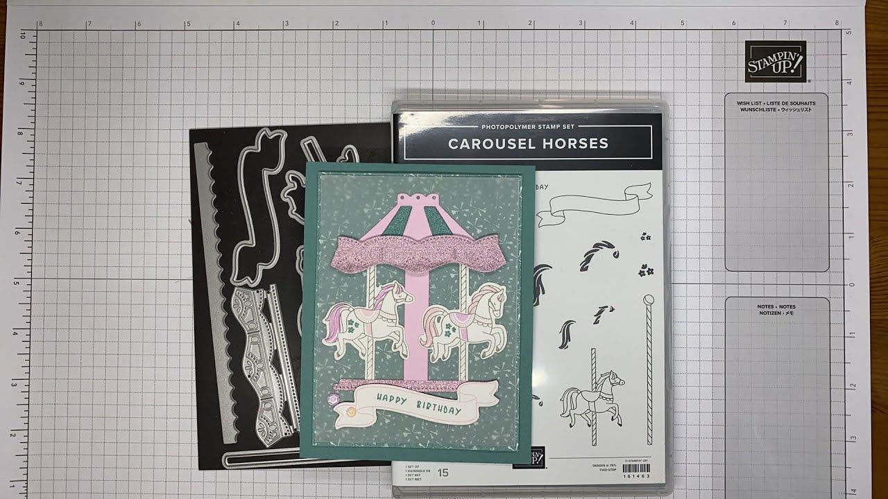Stampin’ Up! Carousel Horses Birthday Card Tutorial
