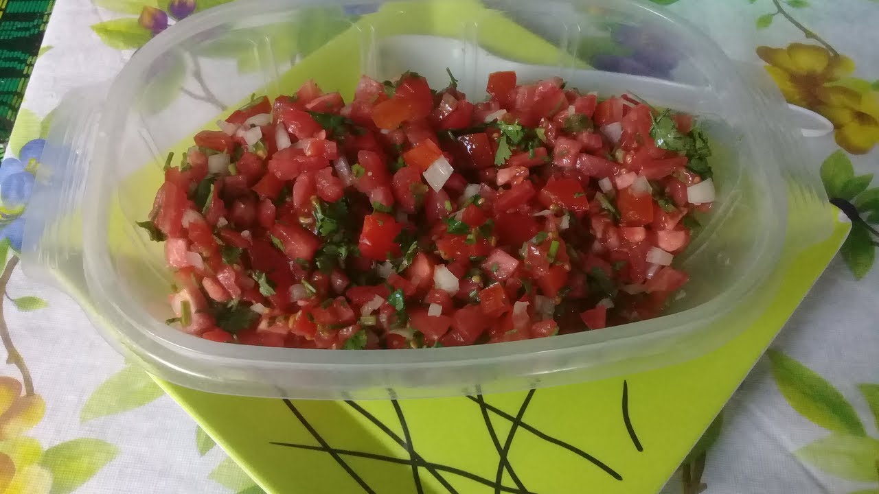 Como Hacer un Chimol Salvadoreño El salvador 4x4