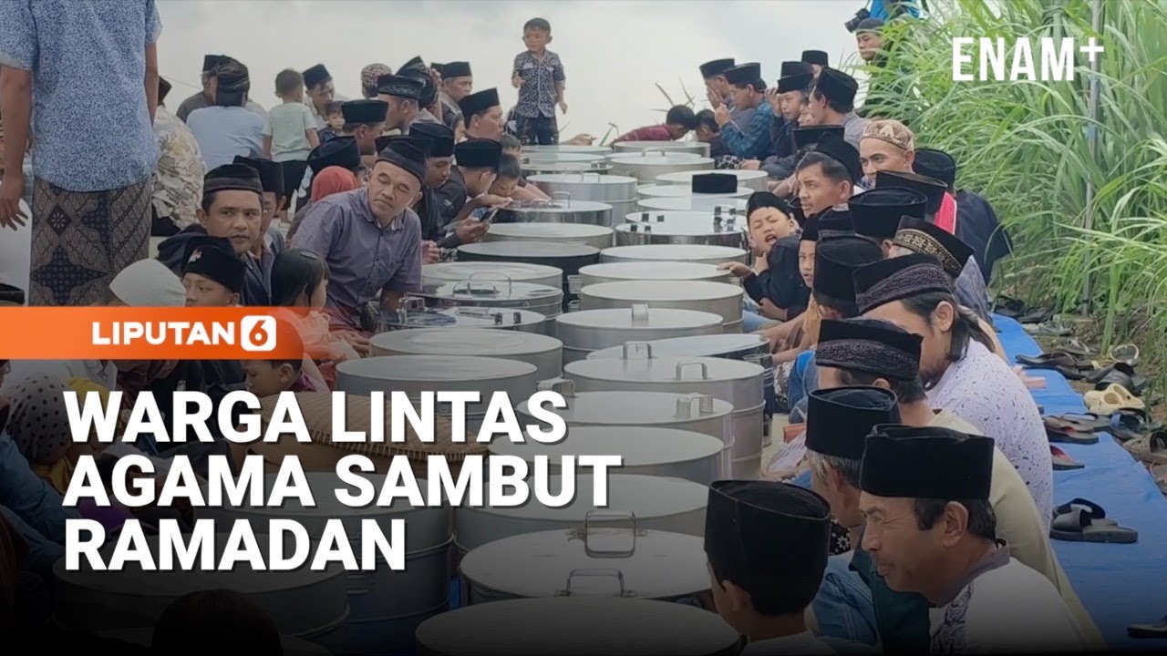 Sambut Ramadan, Warga Lintas Agama Di Lereng Merapi Gelar Sadranan | Liputan6