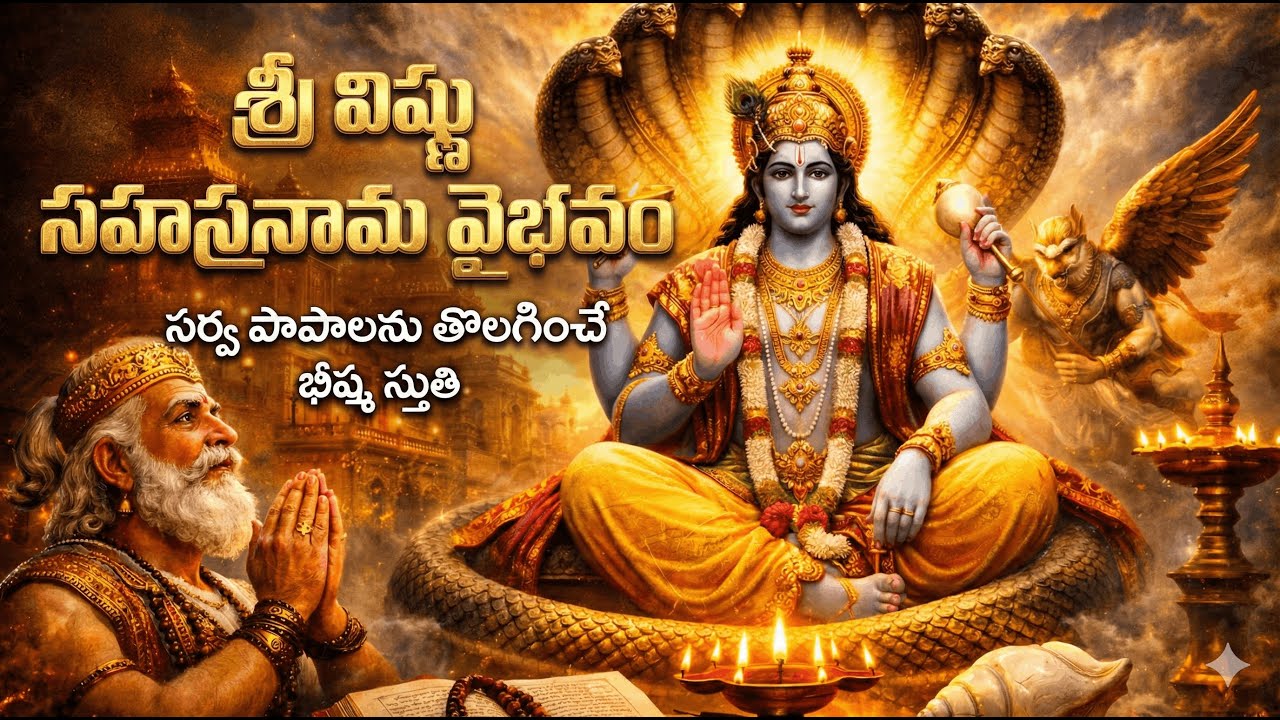 Sri Vishnu Sahasranamam Lyrics Telugu | శ్రీ విష్ణు సహస్రనామ వైభవం | Morning Devotional Songs