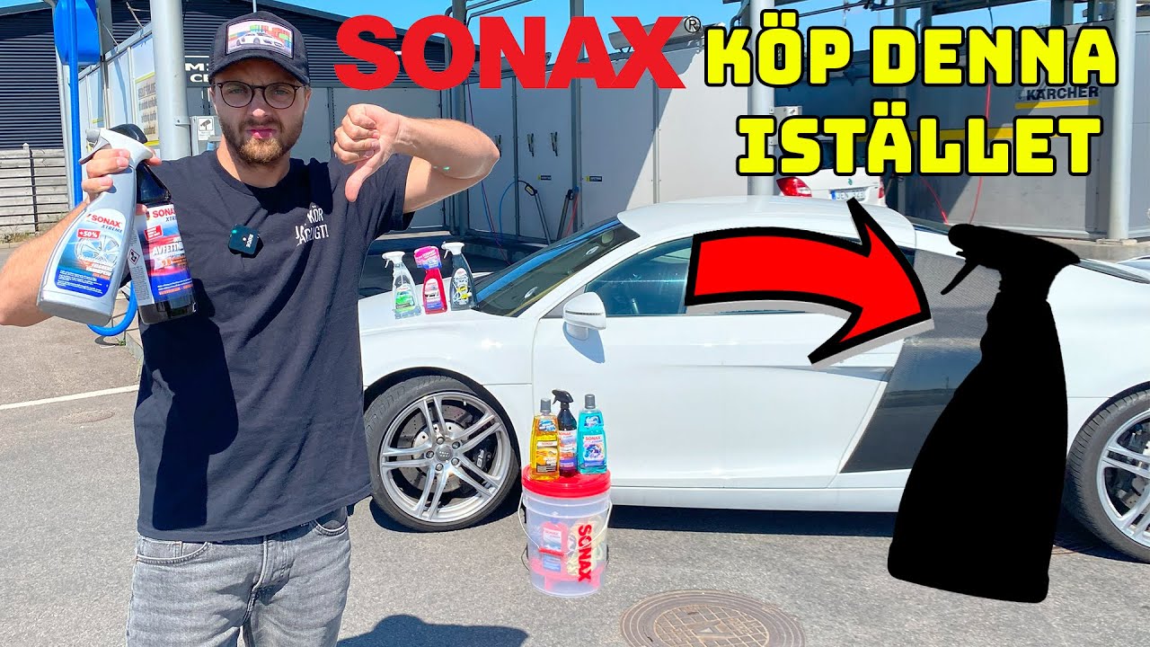 TEST SONAX PRODUKTER- FÄLGRENGRÖING - AVFETTNING
