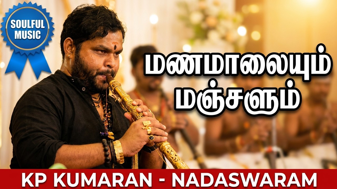 மணமாலையும் மஞ்சளும் சூடி Song | K.P. Kumaran | நாதஸ்வர இசையில் | nadaswaram thavil music
