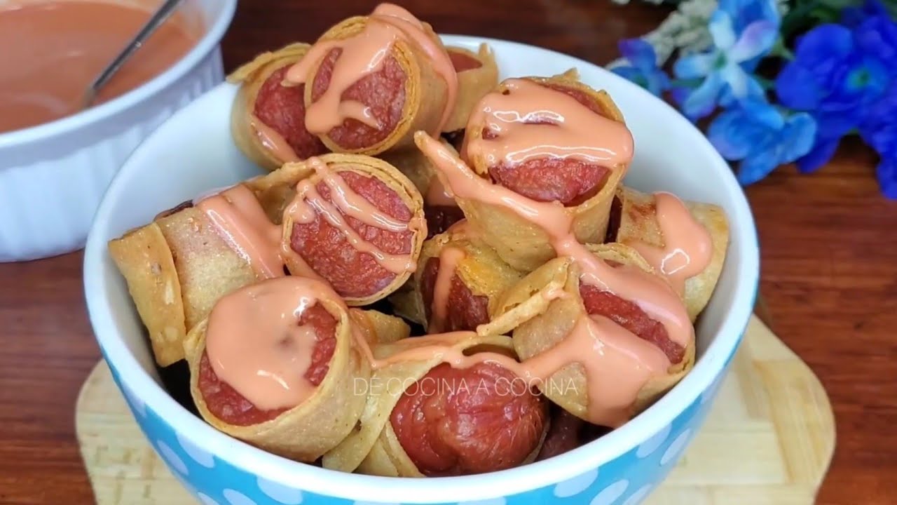 Que tal unos SALCHITACOS para el fin de semana...la botana m&aacute;s r&aacute;pida y f&aacute;cil de hacer