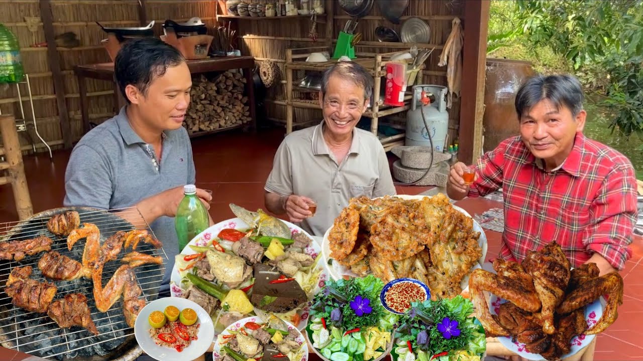 Vịt Xiêm 4kg làm 2 món, Cá Lòng Tong Chiên Bột 