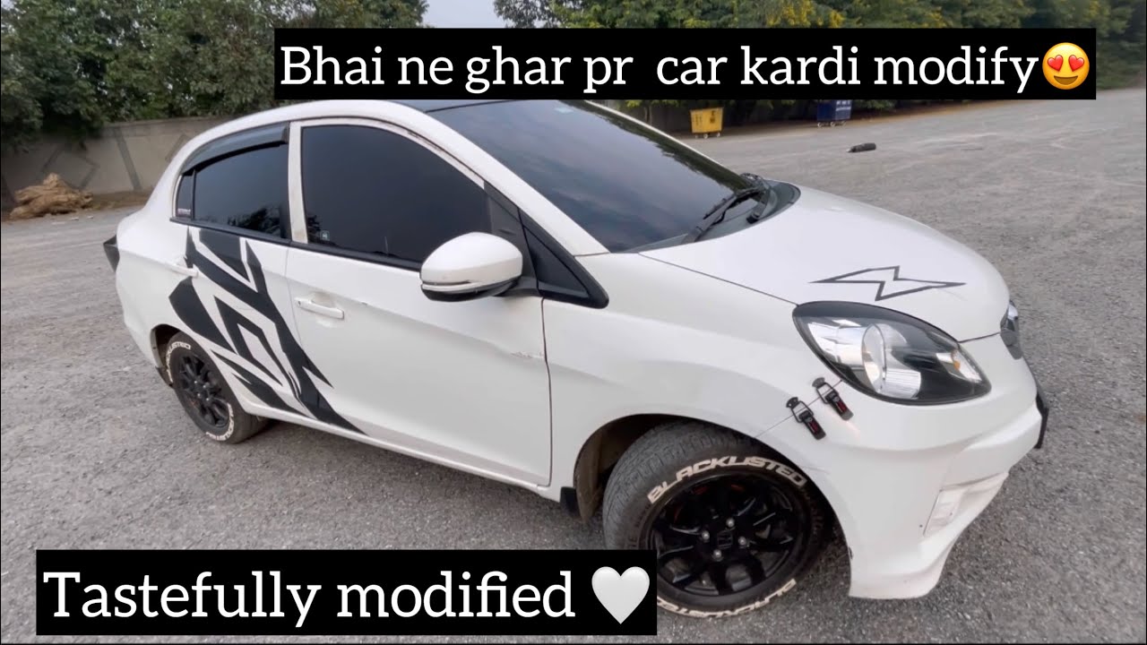 😱🔥Ye hai full modified honda amaze | ₹50000 ki modification ❤️