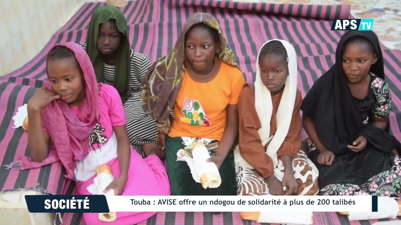 FR : Touba : AVISE offre un ndogou de solidarité à plus de 200 talibés