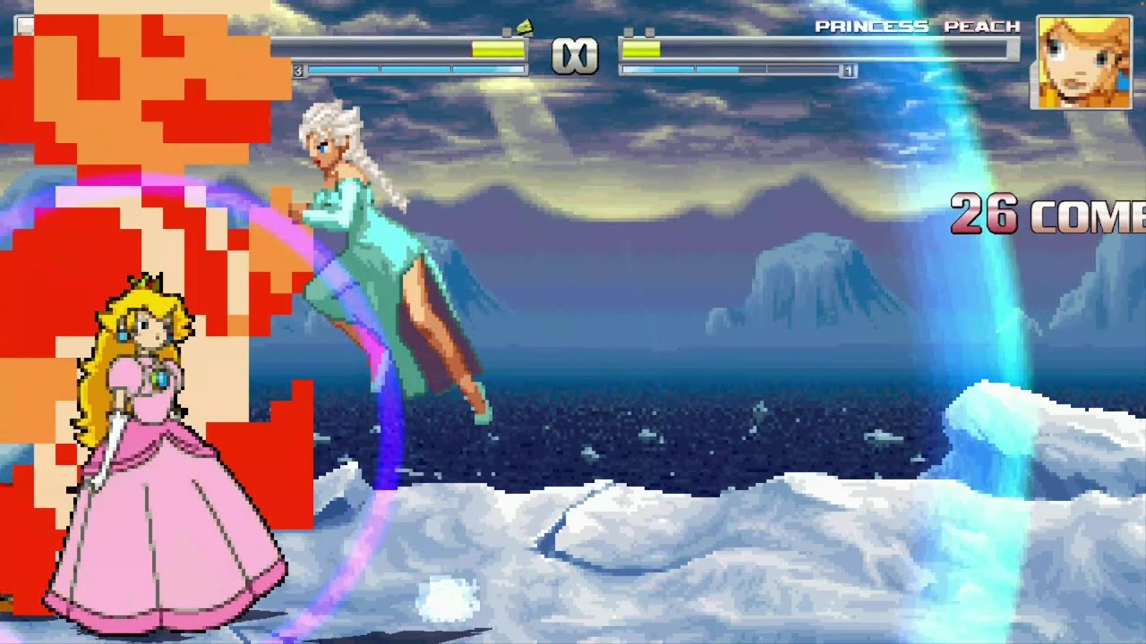 ELSA VS PRINCESS PEACH (PRINCESS POWER)