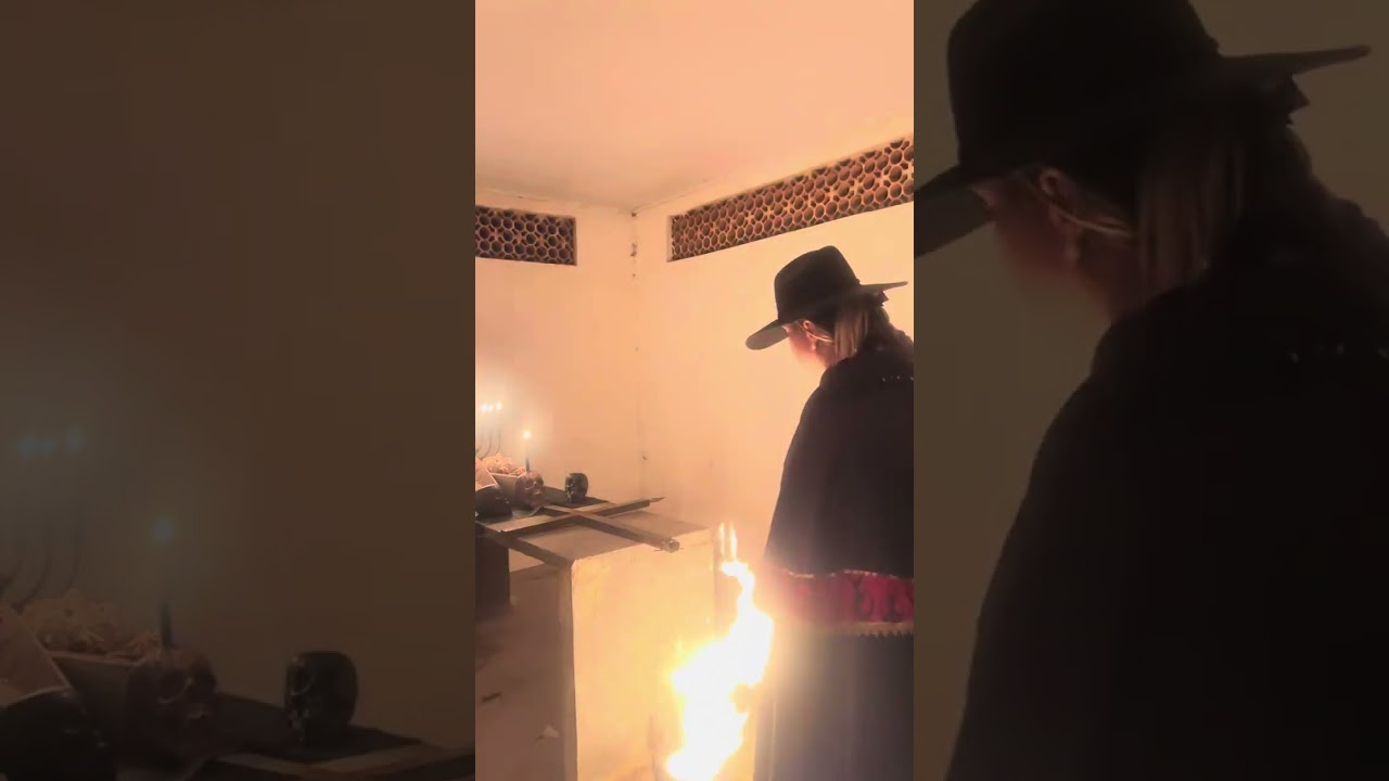 Chegada exu tranca ruas ritual defuntaria quimbanda