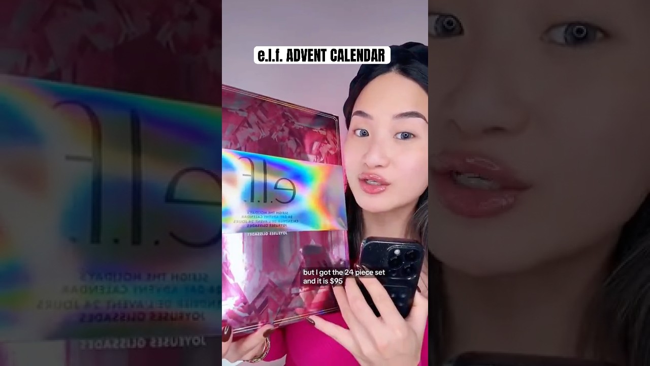 e.l.f. Advent Calendar!  #makeup #unboxing #adventcalendar #adventunboxing