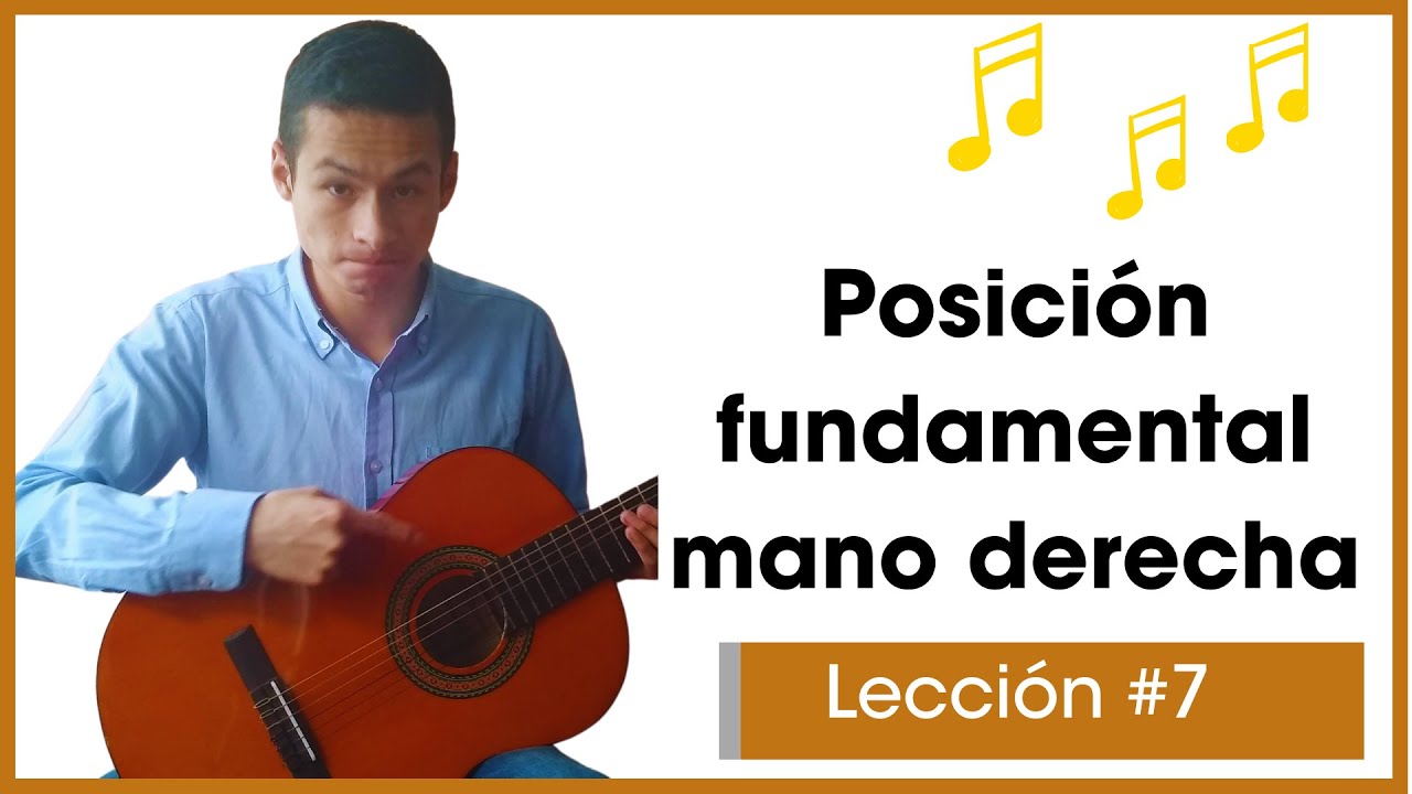 7⃣ ¿Como poner las mano derecha en la gutiarra? / Posicion fundamental, en 6 minutos Aprenderas🙃