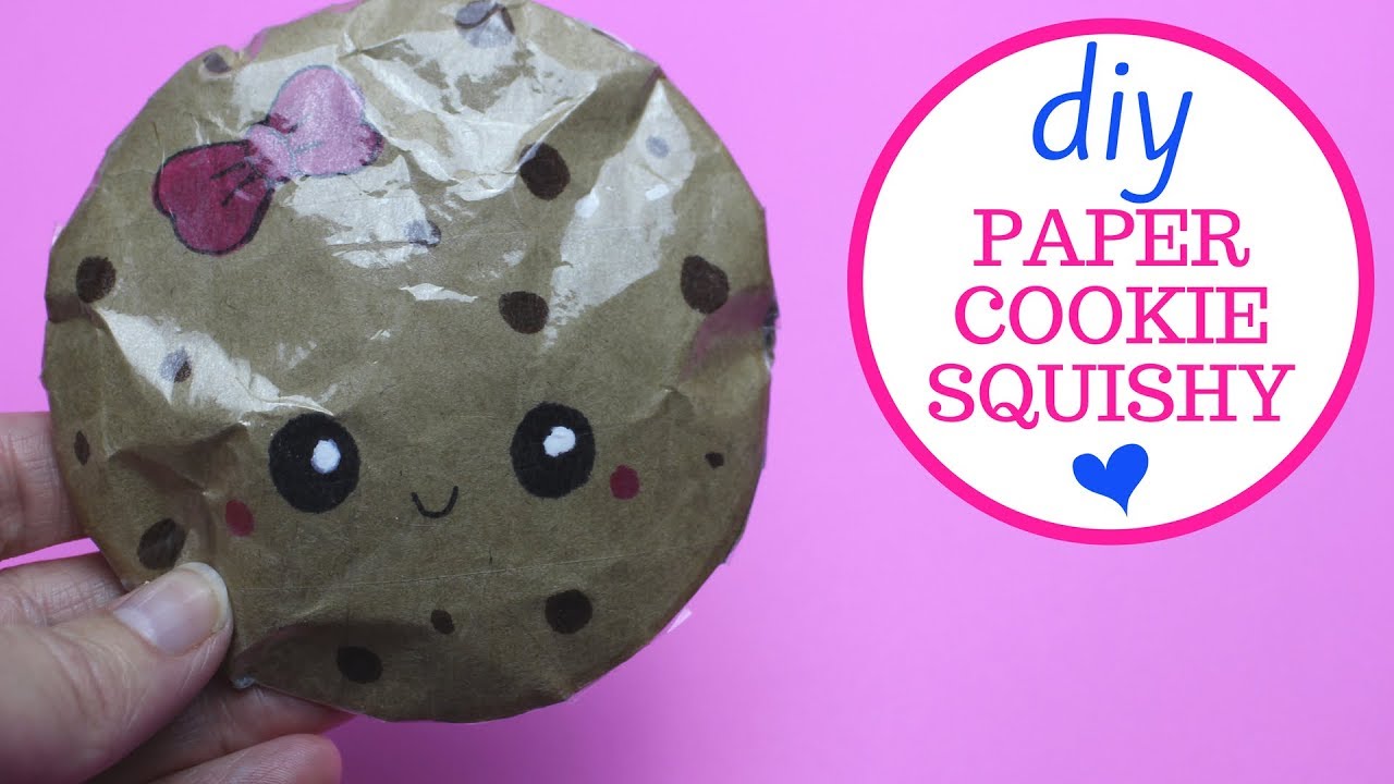 DIY Paper Cookie Squishy | No Foam Squishy