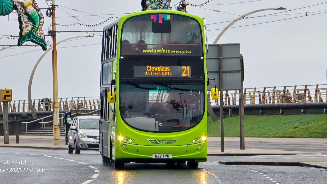 Transpora NorthWest, 2801-G22TPB, Volvo B9TL Wright Eclipse Gemini 2, 21 Cleveleys, 15.12.25